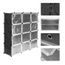 Luxs Armoire Penderie De Chambre Etagere A Chaussures Diy