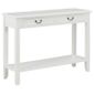 Table Console 110x35x80 Cm Bois Blanc Achat Vente Console