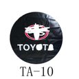 16 pouces Toyota imperméable à l'eau et à la poussière PVC cuir couverture de pneu de secours-0