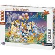 Puzzle 1000 pièces - La Famille Disney - Marque NATHAN - Thème Dessins animés et BD - Mixte - A partir de 13 ans-0