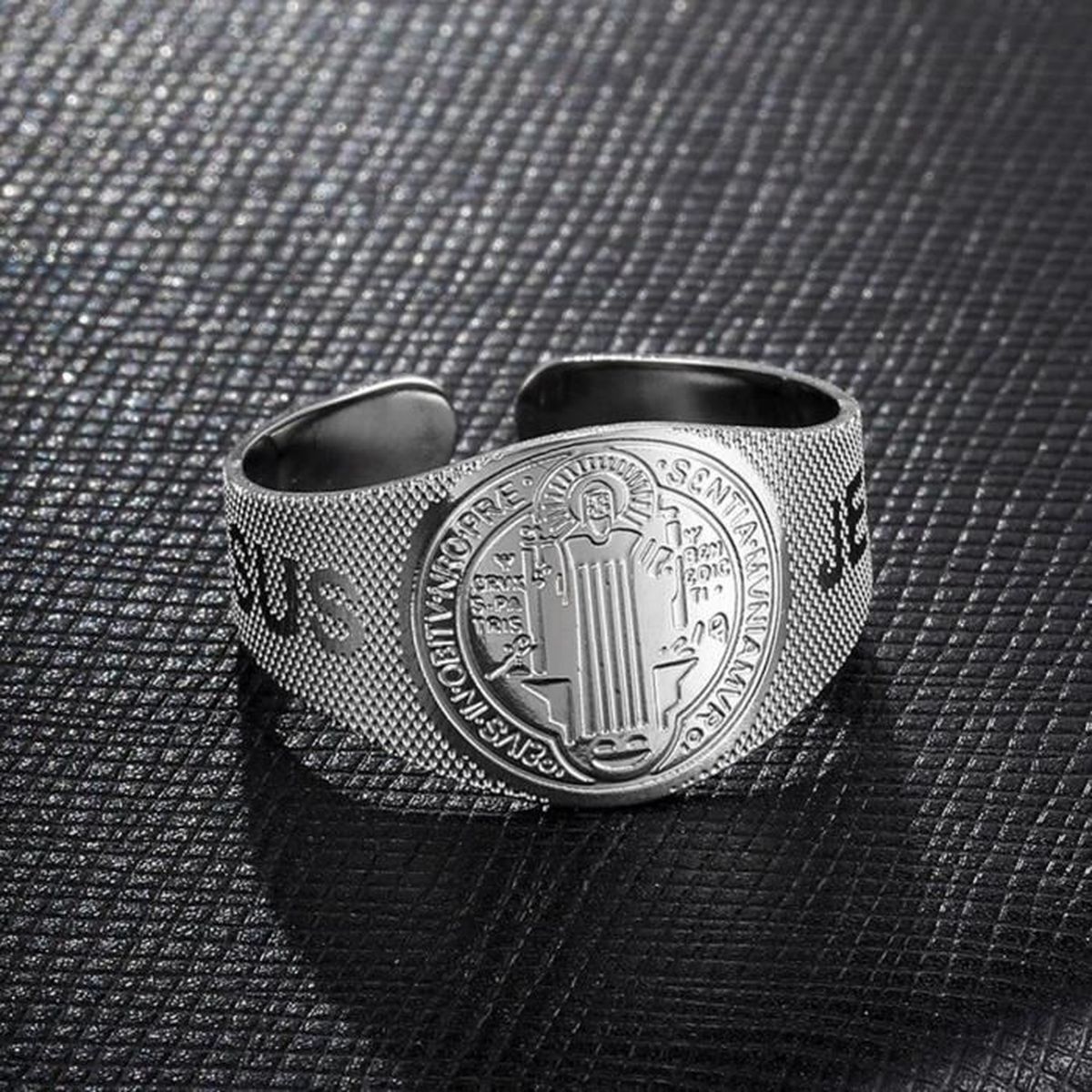 Bague Ancienne En Argent Massif Taille 52 - Avec Hématite - Poids 2,5 Gr - Occasion