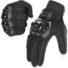 BIGILANTUH Gants de Moto, Gants à Écran Tactile Plein Doigt pour la Course de Moto, Escalade, Chasse, Motocross et Autres Sports de Plein Air