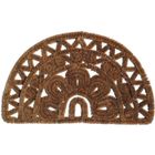 IDMAT Tapis grattant - 45x75 cm - demi-lune coco