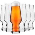 Krosno Grand Verre à Bière IPA Artisanale - Lot de 6 Verres 400 ml - Collection Splendour - Bière Cadeau - Lavable au
