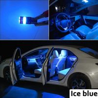 Glace bleue - MDNG-Kit d'éclairage intérieur LED pour voiture, Lampe de plaque Canbus, Carte breton, Planific
