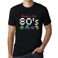 Homme Tee-Shirt Fabriqué Dans Les Années 80 – Made In 80'S – T-Shirt Vintage Noir