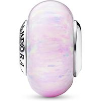 Pandora Moments Charm 791691C03 Pink Opal - Bracelet Charm en Argent Sterling pour Femme