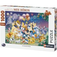 Puzzle 1000 pièces - La Famille Disney - Marque NA