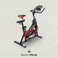 Vélo de vitesse - SPORTPLUS - Speedracer/Speedbike - Roue d'inertie 13 kg - Ceinture pectorale Bluetooth