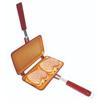 Red Copper Flipwich Duo – Poêle 25,5 x 14 cm – Revêtement antiadhésif Céramique - Toaster, griller en un tour de main