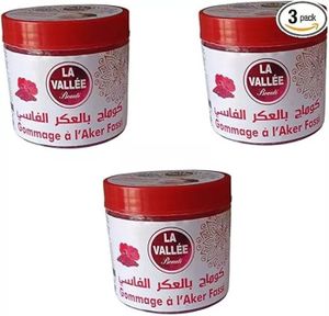 Poudre Aker Fassi Naturelle 50g - Pour Visage Et Lèvres - Flacon Verre & Laiton - Neuf