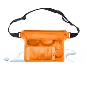 HOUSSE - ÉTUI Orange-Sac étanche transparent pour téléphone port