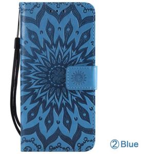 HOUSSE - ÉTUI G7-Bleu-Sony XZ2 Compact--Étui portefeuille à raba