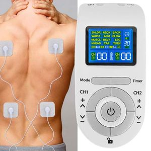 Appareil de massage par impulsions - TENS - Électrostimulation - 12 modes - Matériau ABS - Utilisation régulière