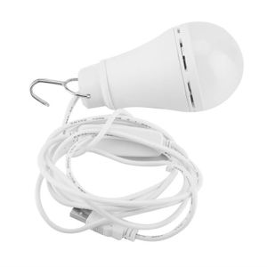 Avizar Ampoule LED USB 5W, 350 lumen avec Longueur 1m - Ampoule