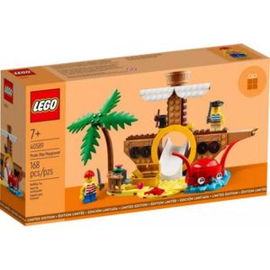 ASSEMBLAGE CONSTRUCTION LEGO 40589 L’AIRE DE JEUX DU BATEAU PIRATE