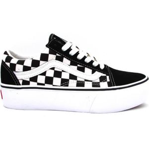 Vans old skool online damier rouge