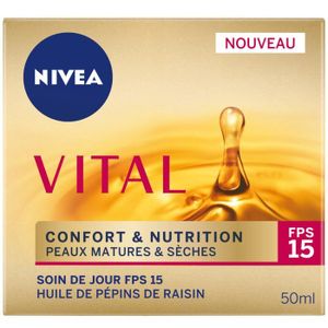 ANTI-ÂGE - ANTI-RIDE Nivea VITAL Soin de Jour Confort & Nutrition 50ml