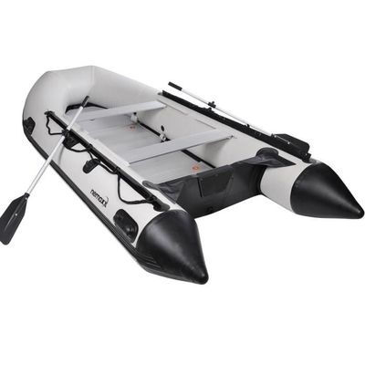 Bateau Gonflable NEMAXX - 230 Cm - Pour 2 Personnes - Pêche, Plongée, Loisirs - Inclut Pagaies Et Pompe