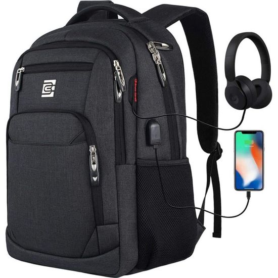 Sac à dos ordinateur portable à panneau solaire port de chargement USB 5V / 2.1A | eBay