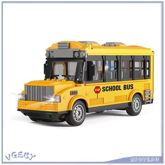 Jouet bus télécommandé Modèle de bus télécommandé 1-30 Simulation électrique fil grand jeux
