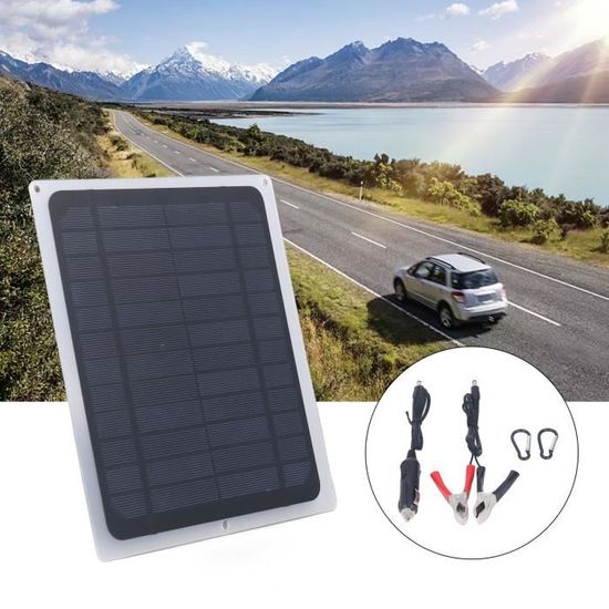 Kit Panneau Solaire 100W 18 Volts Module Monocristallin Photovoltaïque