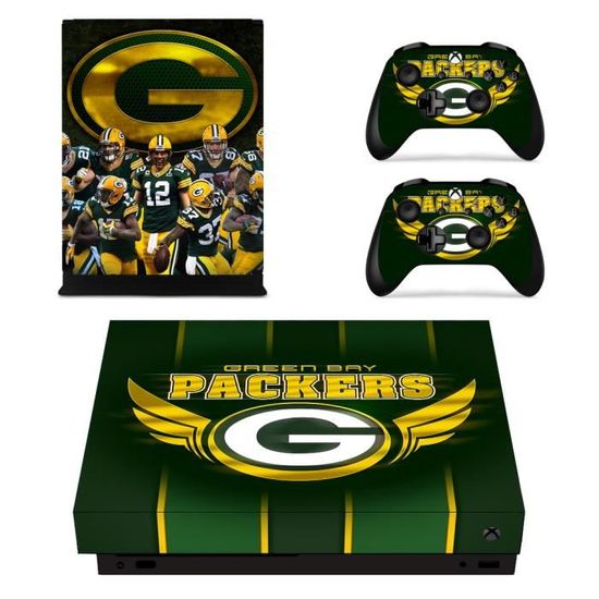 Green Bay Packers Nfl Xbox One X Controleurs De Console Skin Decalques De Vinyle Skins Stickers Wraps Prix Pas Cher Cdiscount