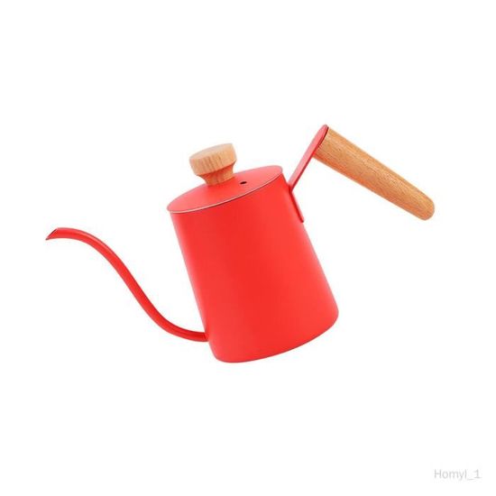 Petite Bouilloire Cafetière - 250 Ml/350 Ml Cafetière Goutte à Goutte En Acier Inoxydable à Long Col De Cygne Bec Bouilloire Tasse Outil à Thé(350ML-couleur Primaire Petite Cafetière