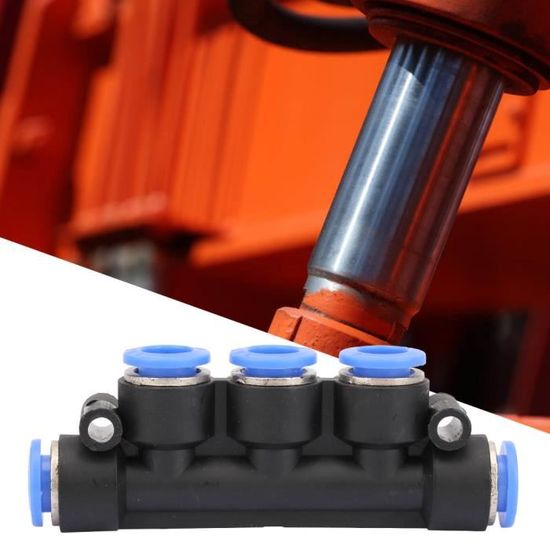 VINGVO Répartiteur Pneumatique Séparateur De Bloc De Collecteur En Ligne De Tuyau D'air