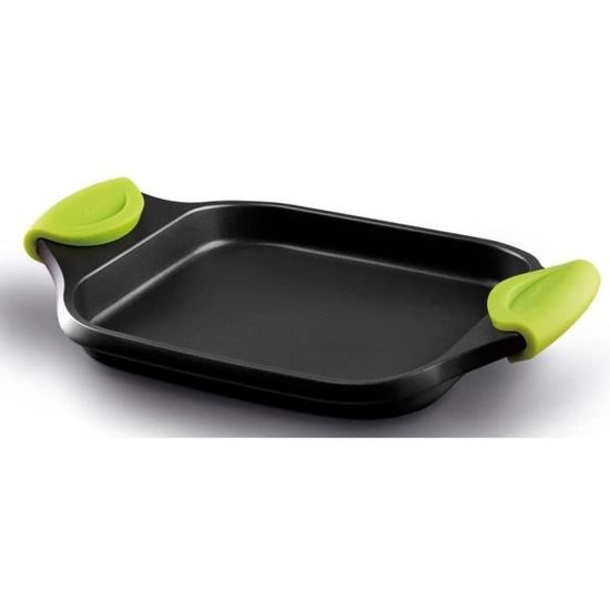 Castey- Fundix Asador Grill Plancha Antiadherente De Aluminio Fundido Mango Desmontable