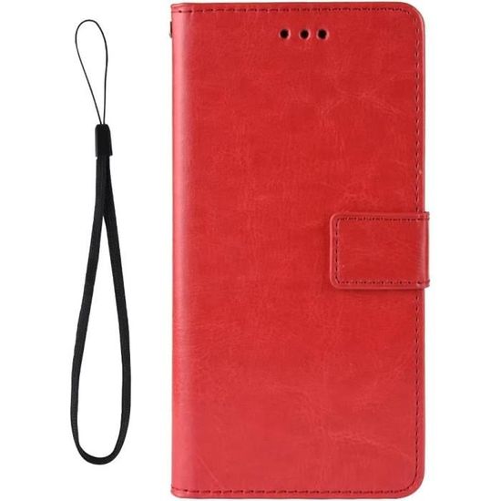 Coque Flip Pour Oukitel C2, Cuir PU Litchi Étui Anti-Traces