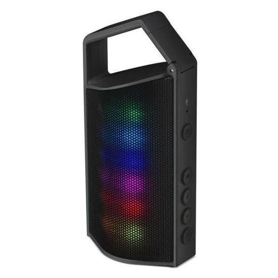 Kitsound Loudspeaker Dancefloor Bluetooth Ledshow Noir Enceinte Nomade Avis Et Prix Pas Cher Cdiscount