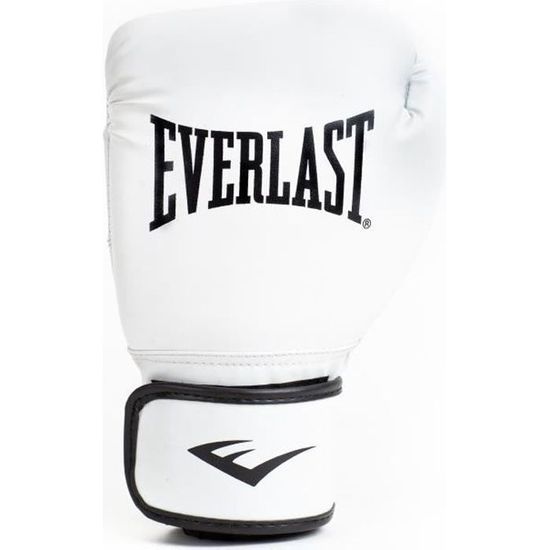 Gants d'entraînement Everlast Core Cuir synthétique Rembourrage  mousse Blanc