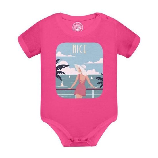 Body Bébé Manche Courte Fabulous Lyon - Minimalist France Ville Est Culture - Barboteuse 100% Coton