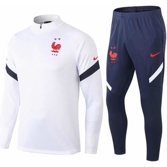 Nouveaux Survetement Maillot Equipe de France 2 Etoiles Maillot de Foot 2020 2021 Survet Pas Cher pour Homme Cdiscount Sport