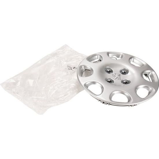 Lot De 4 Enjoliveurs 14'' Gris Pour Peugeot 106 (1997) - Neufs, Fabrication Italie