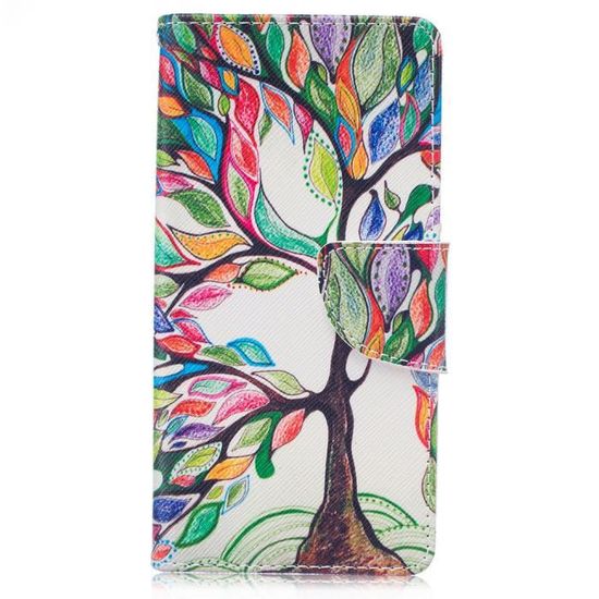 TOUCASA Coque Pour Huawei P Smart Z, Coque Cuir PU Luxe Portefeuille à Aimant [3D Bling Surface] Coque Rabat Portefeuille Housse Étui De Protection (Magnolia