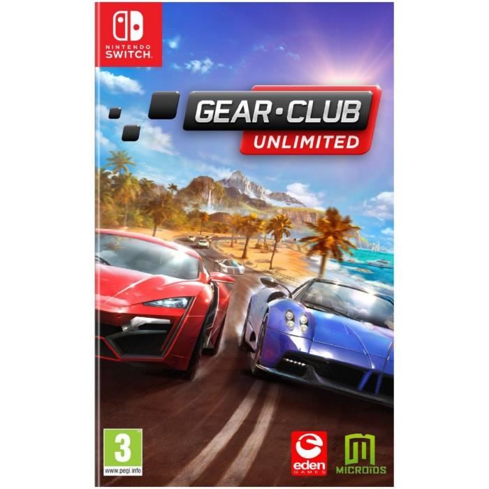Gear Club Unlimited Jeu Switch Achat Vente Jeu Nintendo Switch