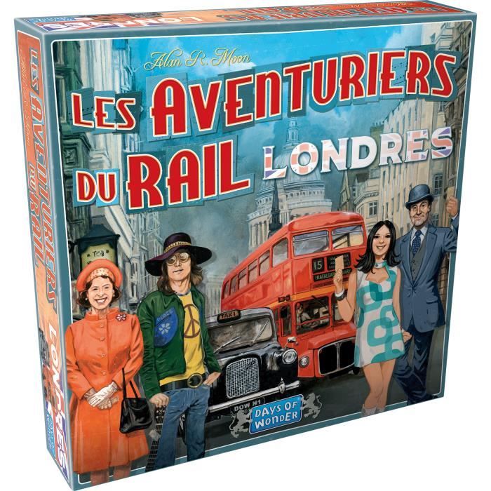Days of Wonder | Les Aventuriers du Rail : Londres | Jeu de société | À partir de 8 ans | 2 à 4 joueurs | 10 à 15 minutes
