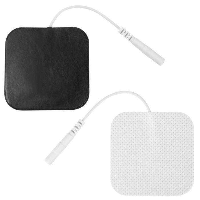 UEETEK 24pcs Tampons d'électrode pour l'unité de dizaines sans latex 5x5cm appareil d'electrostimulation electrostimulation