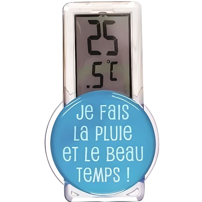 Thermomètre extérieur - Coloris aléatoire