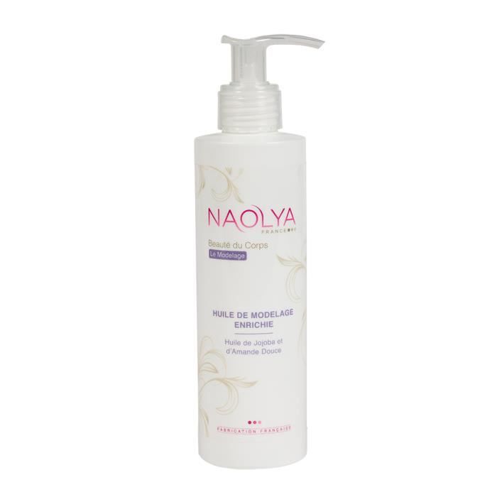 Naolya - Huile de massage à l’Huile d’amande douce et à l'Huile de jojoba - huile massage neutre professionnelle. Modelage corps ...