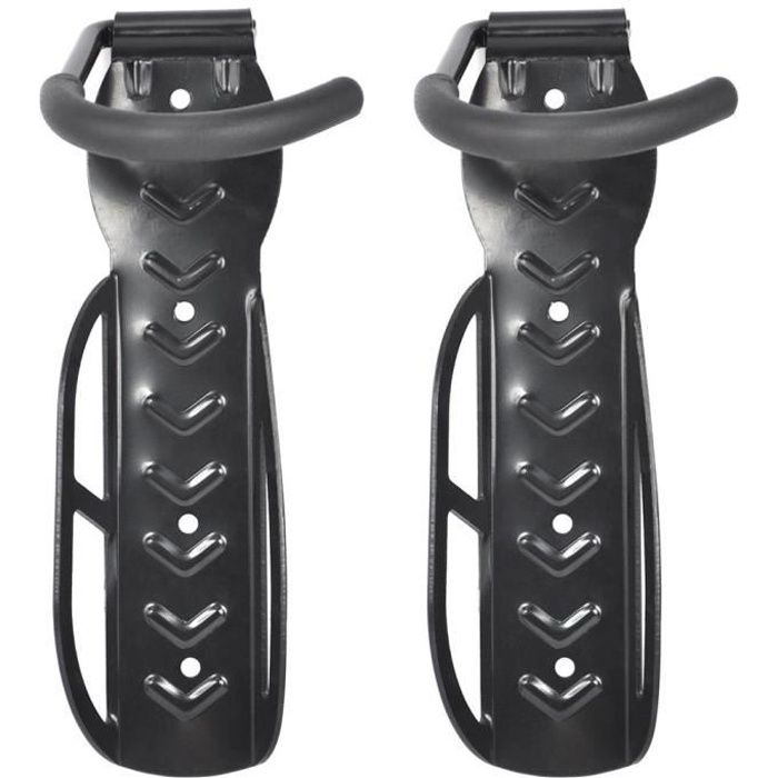 Support mural vélo -Crochet de rangement vertical -porte vélo maison, magasin ou garage - Yaheetech 2pcs