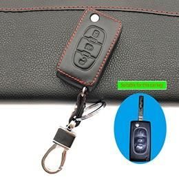 Housse de protection à 3 boutons pliable, pour citroën C3, C4, Xsara Picasso Berlingo C5, C8 et Peugeo Black