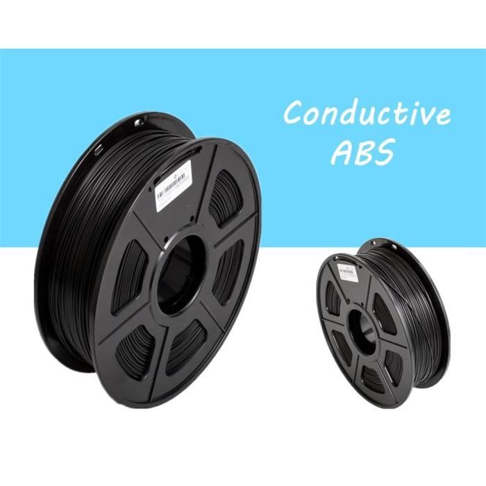 Cartouches Imprimantes 3D,Filament conducteur d'imprimante du Filament 3D de PLA d'abs 1.75mm 3mm 1KG - Type CONDUCTIVE ABS 1KG