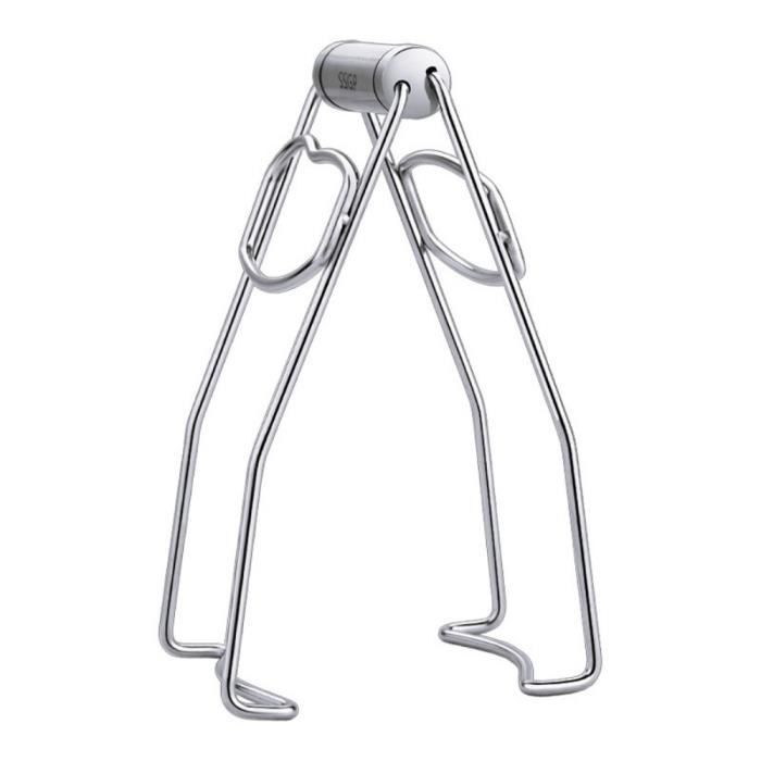 Clip De Bol Anti-chaud En Acier Inoxydable Pliable Plaque De Plat À Chaud Clip Bol Plaque Clip Retriever Pinces Pour Outil De Cuisin