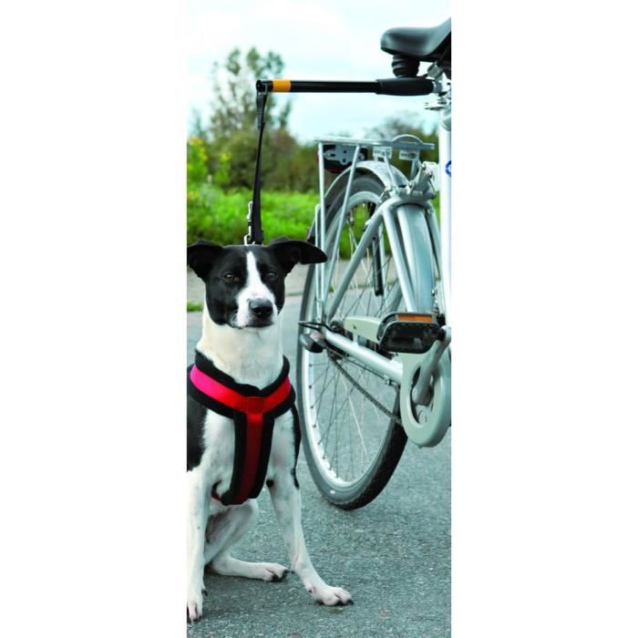Pawise PARE-CHIEN - GRILLE SEPARATION ANIMAUX Vélo entretoise porte-guide laisse à vélo chien - Set Biker PW13061