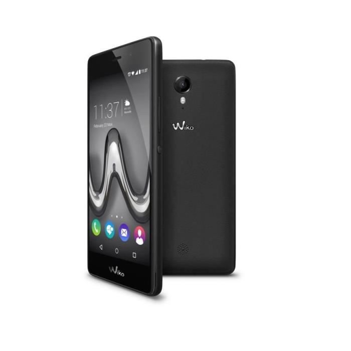 Smartphone - Wiko - Tommy - True Noir - 8GO - - Vos Marques Tendances