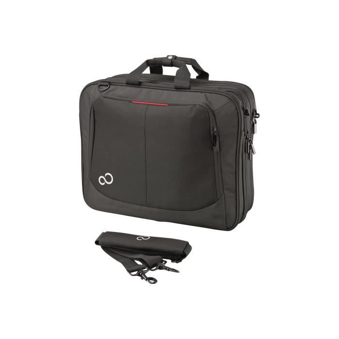 FUJITSU Sacoche de transport Prestige - Sac à dos Style pour Ordinateur Portable 43,9 cm (17,3-) - Noir - Nylon Poche, Polyester