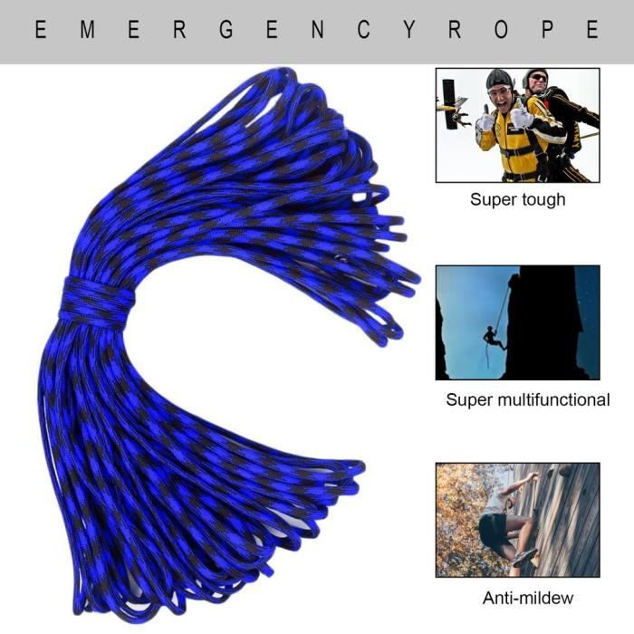 Corde Paracord 7 Brin 100FT Escalade Camping Équipement de Survie